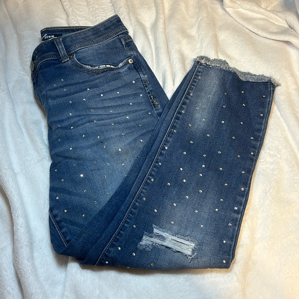 Rhinestone jeans